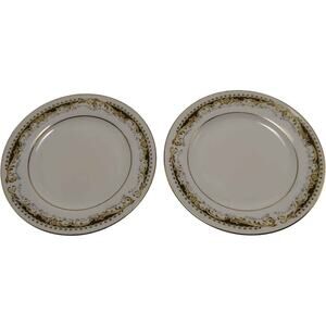 Signature Collection Queen Anne Fine China Saucers x2 Made In Japan Victorian